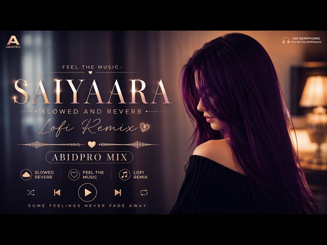 Saiyaara | Slowed + Reverb | Female Version (AbidPro Mix)