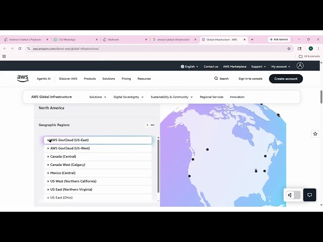 Global Infrastructure - AWS by Delphin Jenisha #Studentmade | Ekascloud