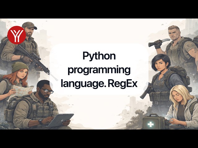 Python programming language. RegEx