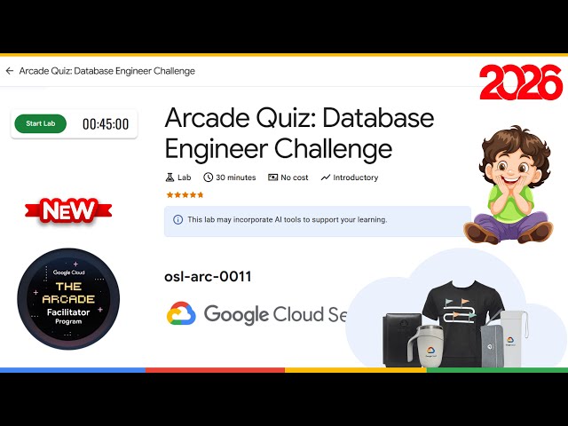 Arcade Quiz: Database Engineer Challenge | osl-arc-0011
