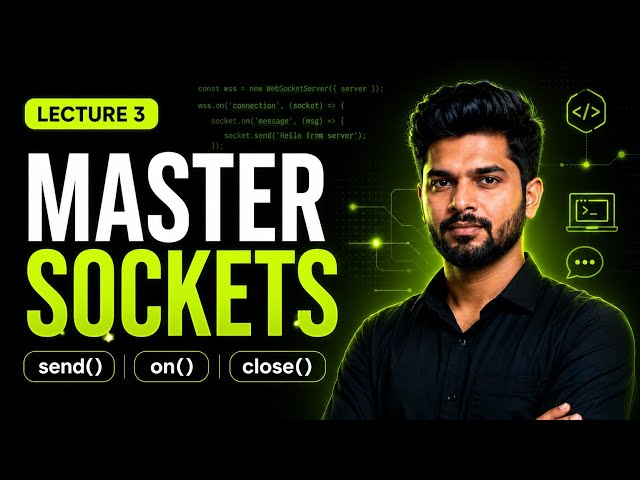 Websocket #3 | Socket Explained in Node.js | send(), on('message'), close() & Socket States