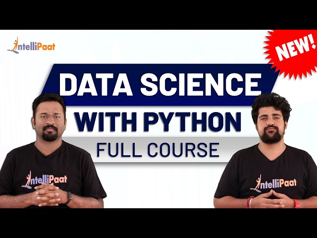 Data Science Python Course | Python with Data Science Course | Intellipaat