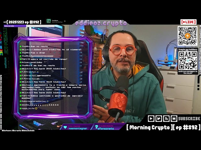 [ Morning Crypto ][ ep #892 ]: Cypherpunks Estão Morrendo? Vigilância, Privacidade e o Futuro da L..