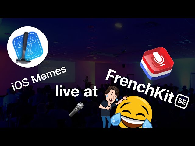 How it really feels to be an iOS developer 🤡 (iOS Memes live at FrenchKit)