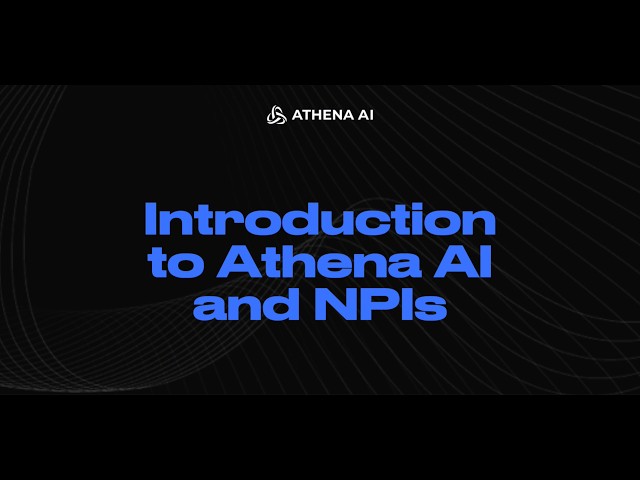 Build AI Agent in 5 minutes with Athena AI and NPIs