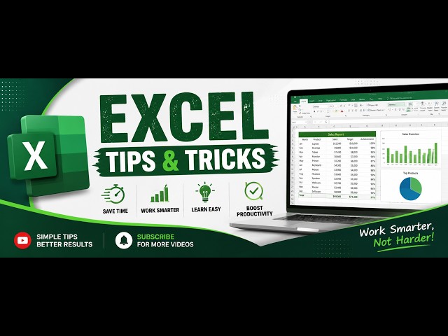 5 Excel Tricks You Should Know | Save Time & Work Smarter