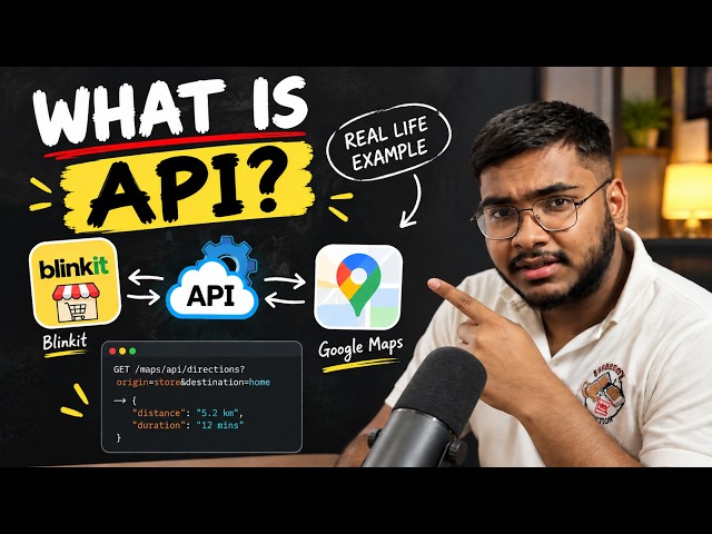 What is an API? Explained with a Real-Life Example | API for Beginners