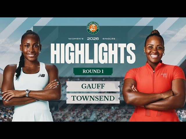 Coco Gauff vs Taylor Townsend | Round 1 Highlights | Roland-Garros 2026