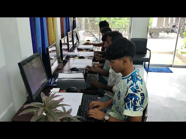 Computer Office Application Course | Students Practicing