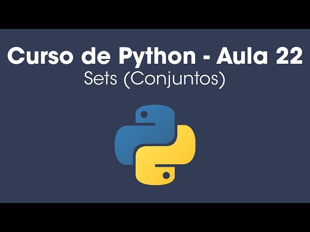 Sets em Python (Conjuntos) - Aula 22