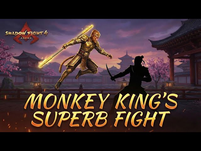 Final shadow power of monkey King 👑 | Shadow fight 4 arena gameplay |