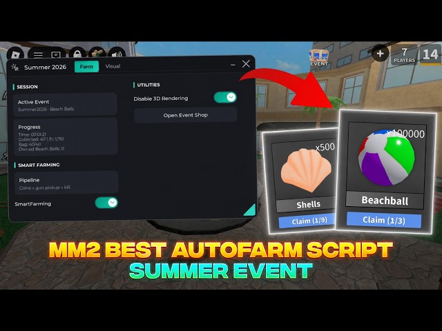 MM2 Summer Event Script 2026 (Autofarm) – Best Murder Mystery 2 Pastebin GUI
