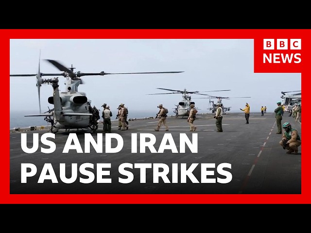 US and Iran pause strikes for third night to make space for talks, US ambassador says | BBC News
