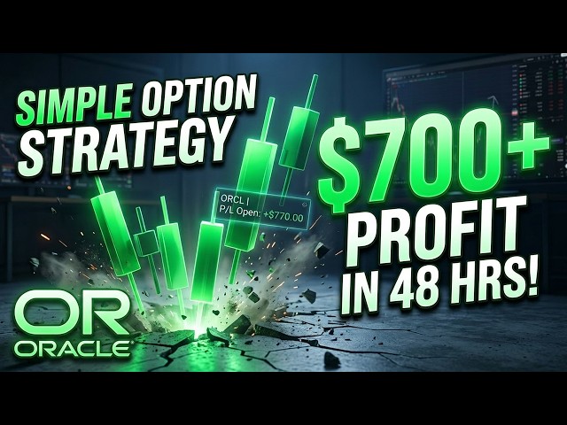 This Simple Oracle Stock Option Strategy Made $700 in 48 Hours!