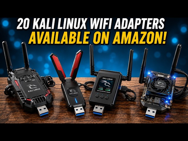 20 Kali Linux WiFi Adapters That Feel Illegal to Own and Still Ship From Amazon!