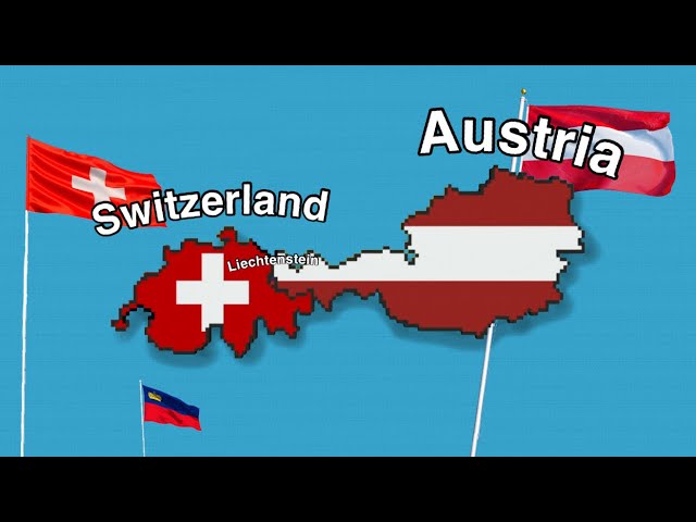 Europe Flag Map - Part 6: Alpine States