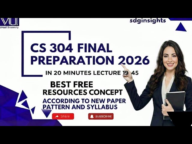 CS304 & CS304p final term preparation 2026 |  Object Oriented Programming 100% MCQS  | Pro Gift free