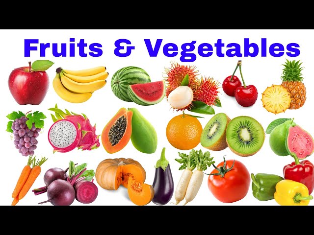 65 Fruits and Vegetables Names in English @Nimalanstartv21 