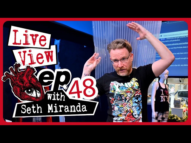 Studio Lighting With DIY Plastic Packaging Material | Live View w/Seth Miranda Ep 48