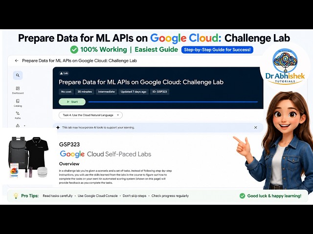 Prepare Data for ML APIs on Google Cloud: Challenge Lab #GSP323 #qwiklabsarcade2026