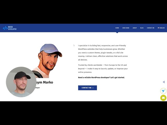 Maksym Marko – WordPress Developer | Website Project Showcase