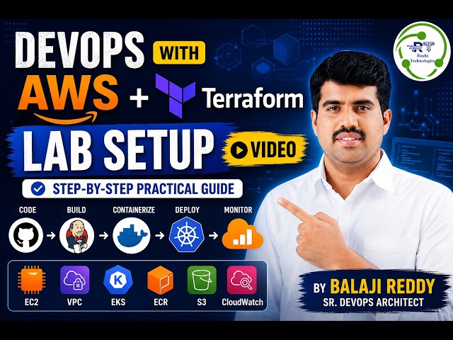 DevOps With AWS  & Terraform || Day 1 | Aug 3rd 2026  || Lab Setup || +91 9900012028