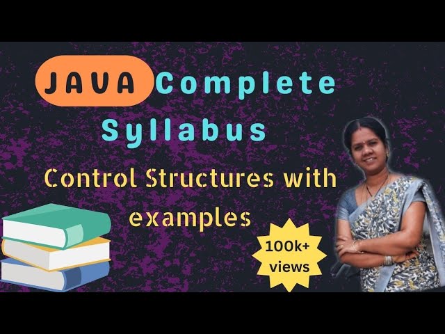 Control structures or control statements in java|| 13 || JAVA COURSE in telugu