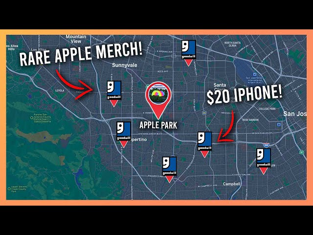 Thrift shopping near Apple Park was a GREAT idea