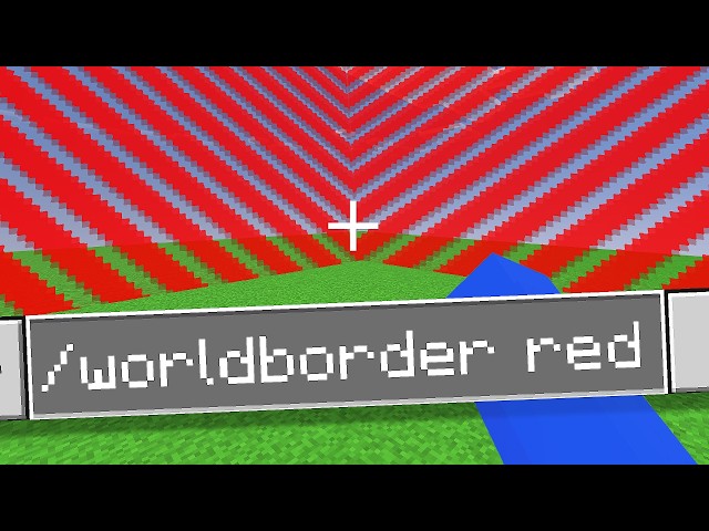 How To Get a INFINITE VISUAL World Border in Minecraft (NO MODS)