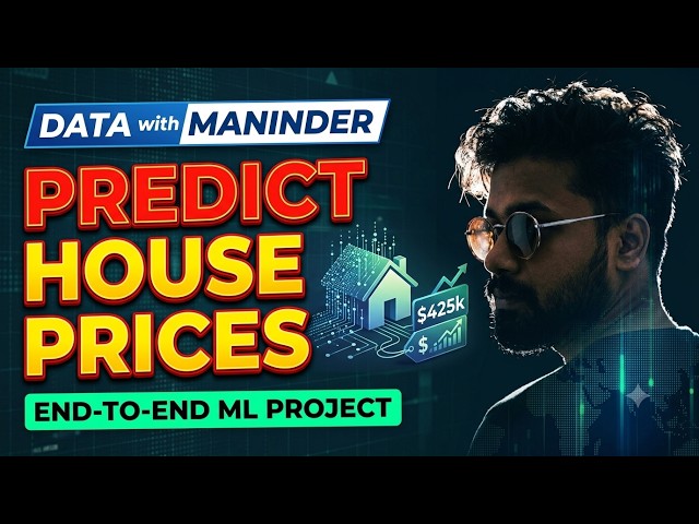 "House Price Prediction ML Model on localhost | Data Science with Maninder"