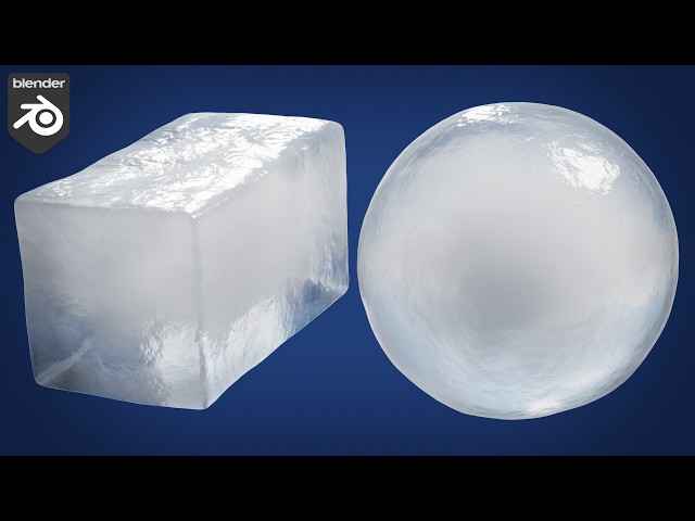 Material de cubo de hielo procedimental 🧊 (Tutorial de Blender)