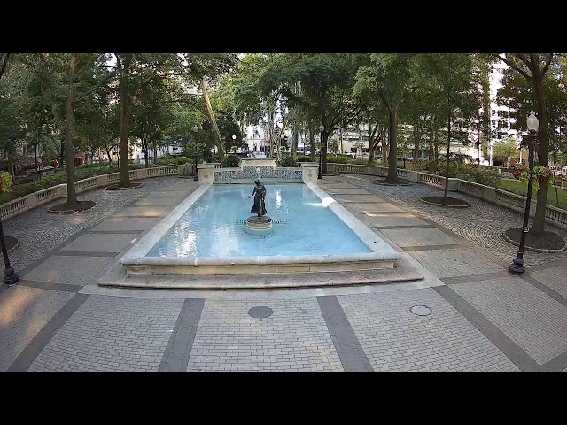 Rittenhouse Square Philadelphia PA Fountain Cam