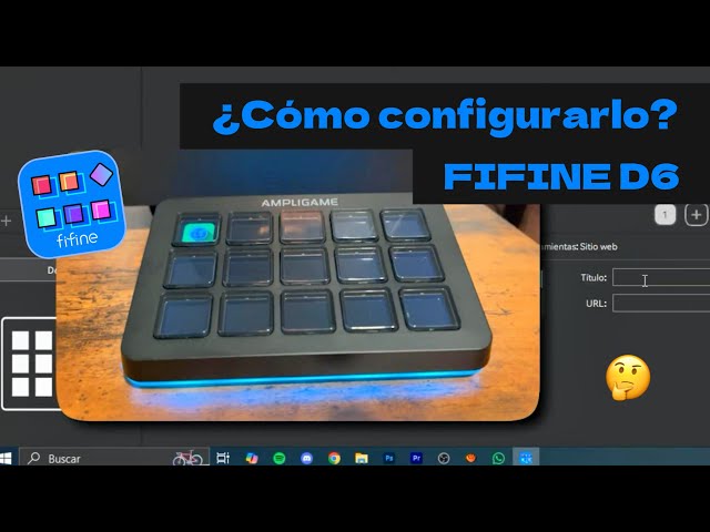 [Tutorial] Cómo conectar y configurar el stream controller FIFINE D6 en el software