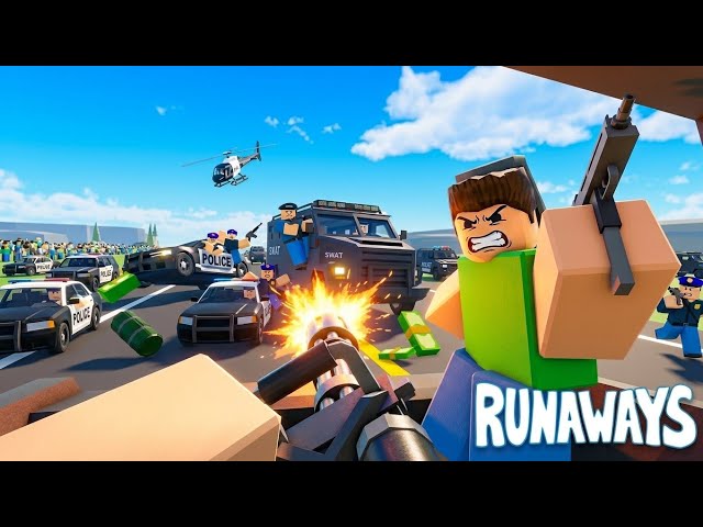 I Became RUNAWAY CRIMINAL in Roblox!
