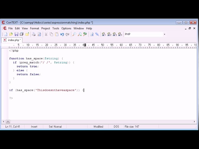 Beginner PHP Tutorial 45 More on Expression Matching