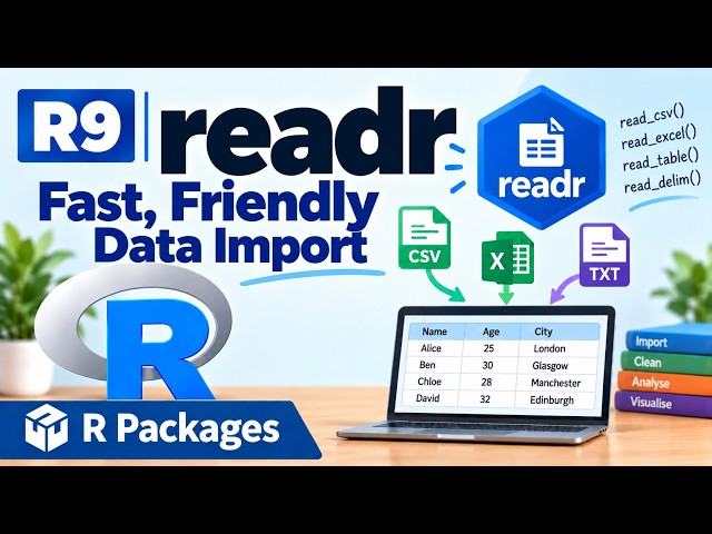 R9 | readr — Fast, Friendly Data Import | R Packages | Uplatz