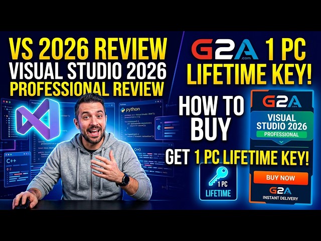 Microsoft Visual Studio 2026 Professional Review & How to Buy on G2A | 1 PC Lifetime Key