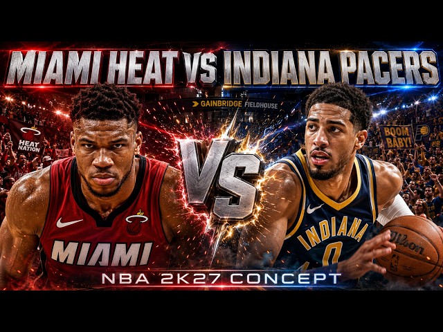 🔥IS GIANNIS UNSTOPPABLE? Miami Heat vs Pacers🏀NBA2K27 Concept🏀