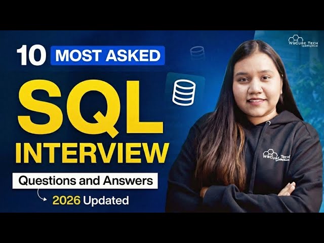 SQL Interview Questions and Answers for Data Analysts (2026)