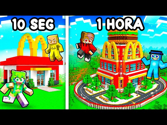 MCDONALDS de 10 Segundos vs 1 HORA!