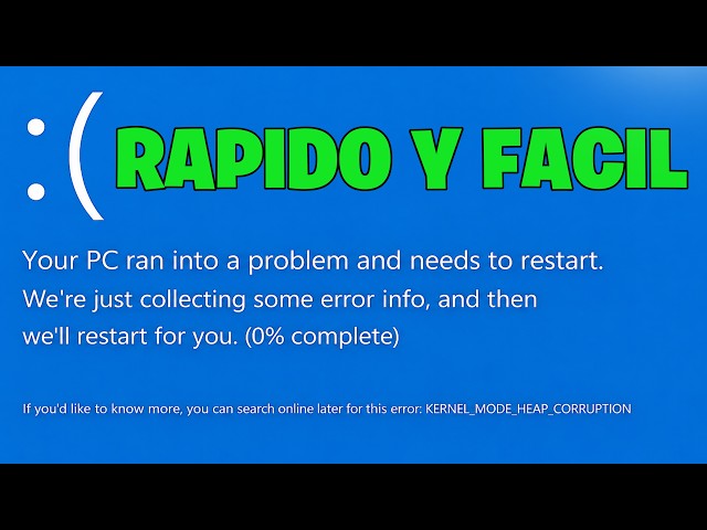 FIX: KERNEL_MODE_HEAP_CORRUPTION Blue Screen in Windows 11/10