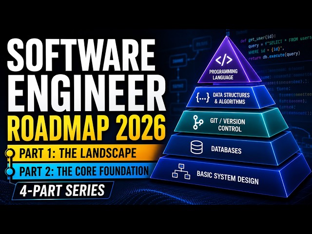 Software Engineer Roadmap 2026 | Complete Beginner Guide (Part 1 & 2)