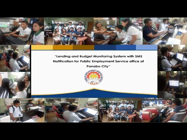 Lending And Budget Monitoring System With SMS for PESO Panabo City #CapstoneProject #BSIT