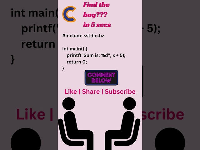This Common C Programming Mistake Will Crash Your Code! Can You Debug It? #shorts #debugging