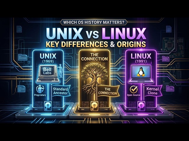 Unix vs. Linux: Diferencias clave y orígenes explicados