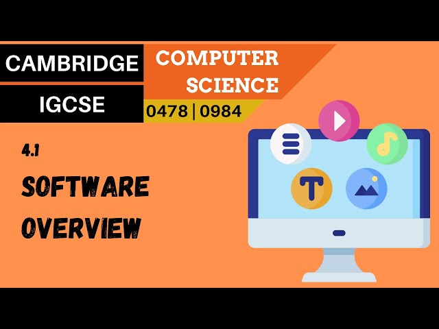 45. CAMBRIDGE IGCSE (0478-0984) 4.1 System software and application software