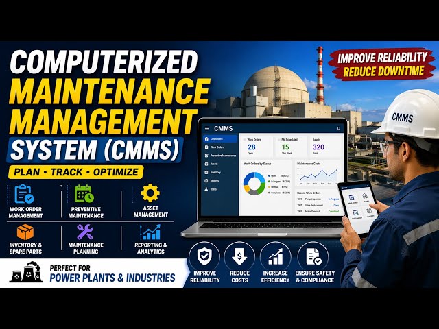 Computerized Maintenance Management System (CMMS) Explained | Improve Reliability & Reduce Downtime
