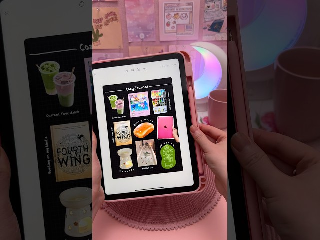 Creative app you NEED to try 💕 Cozy iPad journal with me | ASMR | Apple Pencil