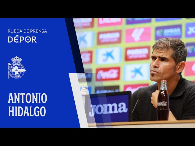 Antonio Hidalgo post-match press conference after Villarreal C.F. 2 - 3 RC Deportivo