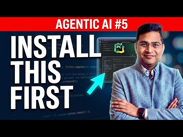 How to Install Python & PyCharm for MAF | Agentic AI for Testing #5